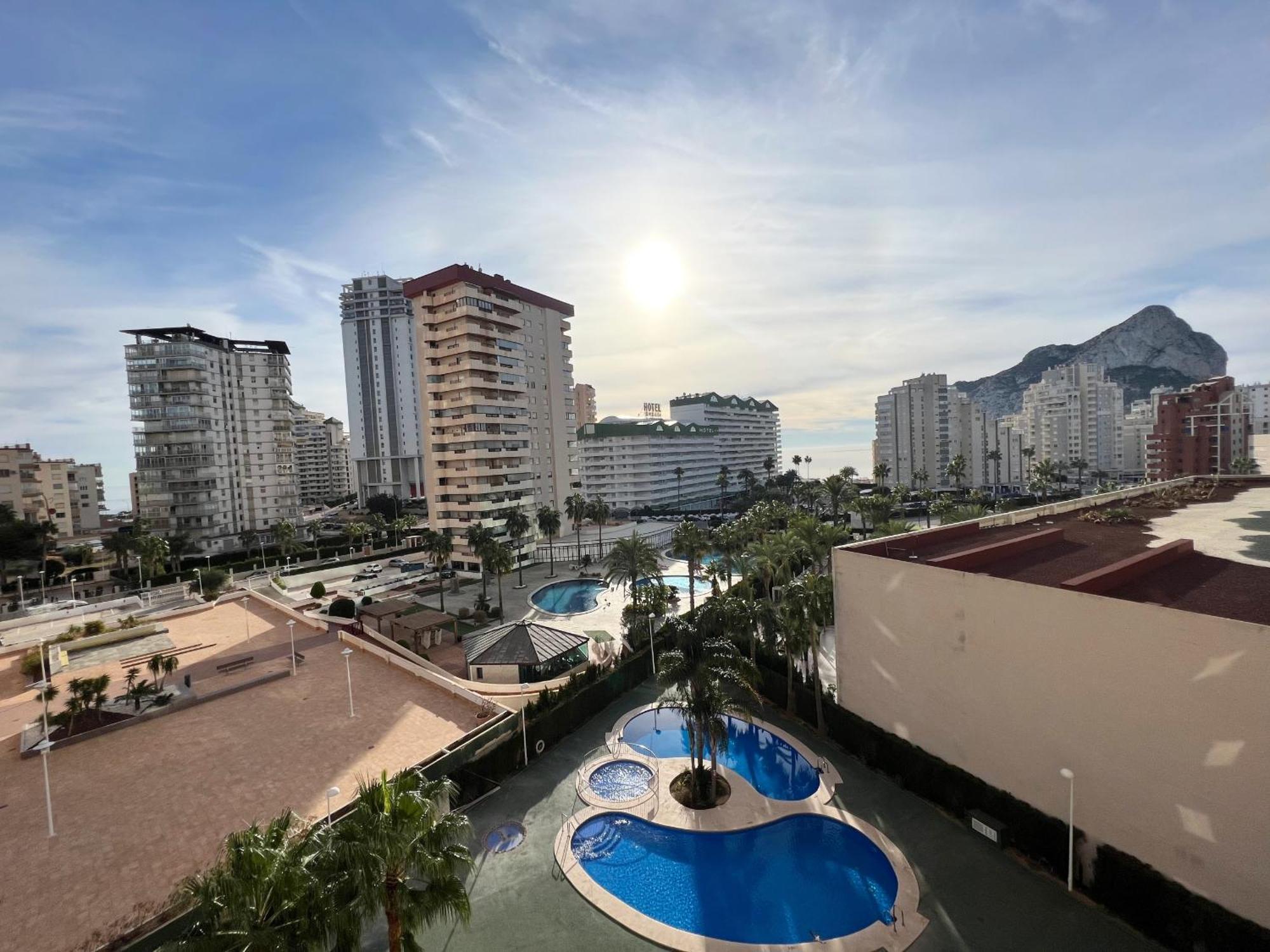 Ambar Beach Apartment, Playa Fossa カルプ エクステリア 写真